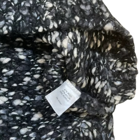 J. Jill NEW Women's size XS Textured Tweed Pullover Sweater Black Multi MSRP $99 - Picture 3 of 4
